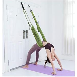 Leg Stretcher Strap, Stretching Equipment with Door Anchor Flexibility Trainer Backbend Assist for Dance Aerial Yoga Ballet Leg Stretching Exercise