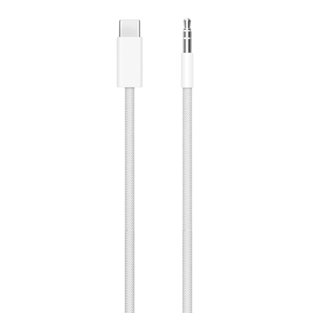 AUX Cord for iPhone 17/16 16e 15, USB C to 3.5mm Audio AUX Jack Woven Cable, Type C to 3.5mm Aux Headphone Stereo Cord Car Cable for iPhone 17 16 16e 15 Pro Max Plus, iPad pro, Air AuxCar power cord