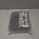 Funny Couple Aprons - Gift Ideas For Her Him - Wedding, Engagement, Bridal, Birthday; Kitchen Cooking Set (I Get Us Into Trouble (Black/Black))