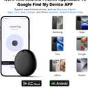 Air Tag for Android Air Tags-4 Pack NOT for iOS Bluetooth Tracker for Android Smart Tracking Tag for Google Find Hub Device App. Finder for Suitcase, Backpack, Purse,Keys, Luggage,etc