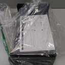 TAVR Dual Monitor Stand Riser Office Desktop Organizer Stand for 2 Monitors, Adjustable Length and Angle 3 Shelf, Extra Long Multifunctional Stand up to 43.3" fit Computer, Laptop, TV, Black