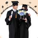 Wonderjune 2 Pcs Graduation Cap Gift Box Graduation Flower Gift Box Party Favors Class of 2026 Candy Container with Tassel Empty Container for Grad Party Celebration, 7.1 x 5.9 Inch, 5.9 x 7.9 Inch