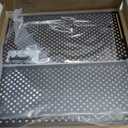 Aluminum Alloy RV Entry Screen Door Grille Adjusts from 22"- 31.5", Adjustable RV Door Screen Protector, Black