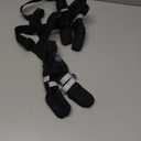 Suspender Boots for Small Dogs, Tiny Dog Boots Anti-Slip & Fall Waterproof Puppy Shoes Leggings, Adjustable Paws Protector for Small Breed Dogs Winter Snow Rain Hiking (XS)