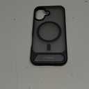 TORRAS for iPhone 16 Case Translucent Black | Strong Magnetic & Seamless Stand, Fit for MagSafe, Military-Grade Drop Protection, Sturdy Adjustable Built-in Kickstand, Slim Matte Finish