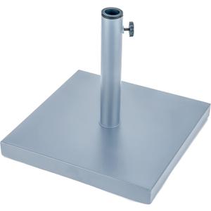 Trademark Innovations Decorative Cement 15" Square 28 lb Umbrella Base (Gray)