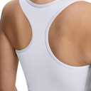 ECOPARTY Wirefree Padded Yoga Sports Bra for Women - Moisture Wicking Quick Dry Workout Crop Tank Camisole Racerback, XS