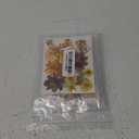 Augshy Fall Dried Pressed Flowers,100 Pcs Autumn Dried Flowers Leaves for Resin Molds Real Pressed Flowers for Crafts DIY Jewelry Molds, Scrapbooking, Candle (Orange)