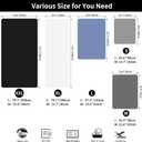 2MM Thick Silicone Countertop Mat, 35.4"x 23.6" Silicone Mats for Kitchen Counter, Nonslip Heat Resistant Mat, Large Kitchen Counter Mats, Waterproof Countertop Protector, Semitransparent