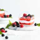 Square 5oz Dish with Dome Lid - Plastic, Case Pack of 240 - For Catering, Buffets, and Parties