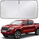 Magnelex Car Windshield Sunshade | Advanced Light-Blocking Protection | Foldable Sun Shade with Mirror Cut-Out Keeps Your Vehicle Cool | Fit for Cars, Trucks, and SUVs | Small (59 x 29 in)