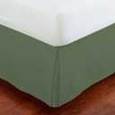 Fancy Collection Easy Care Tailored Microfiber 14-inch Bed Skirt Solid New (Full, Sage)