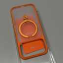 TORRAS for iPhone 17 Pro Max Case with Stand, Camera Control Button, Fit for MagSafe, Military Grade Protection, Translucent Slim Soft Edge Case for iPhone 17 Pro Max 6.9", Orange