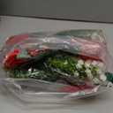 MELAJIA Artificial Flowers for Outdoors Red Christmas Poinsettia Flowers 12 Bundles Mixed Fake Plants UV Resistant Faux Flowers for Outdoor Planters Garden Porch Patio Home Winter Decor