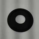 PATIKIL Ceiling Medallion, 10" OD x 4" ID PU Decorative Ceiling Light Medallion Chandelier Medallion Traditional Ceiling Light Cover Plate for Ceiling Light Fixtures Fans, Black
