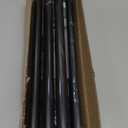 Black Curtain Rods, Room Darkening Rod for Windows 48 to 90 Inches(4-7.5Ft), Wrap Around Curtain Rods, Heavy Duty Blackout Drapery,Modern Decorative Window Treatment Rod, Matte Black