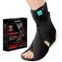 Welnove AFO Foot Drop Brace Adjustable Lightweight Ankle Support Keeps Foot at 90 Dorsiflexion Relieves Drop Foot, Achilles Tendonitis, Ankle Sprain Black