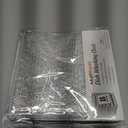 5 x Non Scratch Wire Dishwashing Rag, 8 Pack Double Layer Reusable Wire Dishcloth, Silver Mesh Metal Cleaning Cloth for Pots, Pans, Sink, Steel Cookware, Wet & Dry Cleaning