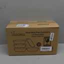 VERONES 5 Pack 36 OZ Glass Meal Prep Containers, Airtight Glass Lunch Containers Set, Glass Food Storage Containers with Lids,Exclusive of BPA, for Microwave, Oven, Freezer & Dishwasher Friendly,Green