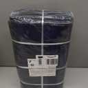 6 Pack Extra Heavy Duty Large Moving Bags with Strong Zipper & Comfortable Handles, Sturdy & Durable Clothes Storage Bags Totes Bins, Blue Packing Moving Boxes for College Supplies, Dark Blue