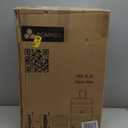 Somago 20" Carry On Luggage and 14" Mini Cosmetic Cases Travel Set Lightweight Polypropylene Suitcase with TSA Lock YKK Zipper Hardside Luggage with Spinner Wheels (2 Piece Set, Classic Black)