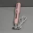 Curling Iron Hair Crimper Waver Beach Waves Curling Wand, Ionic Deep Waver Hair Curler Tool with Ceramic 3 Barrel for Women, Dual Voltage, Anti-Scald, Easy to Use, Pink, 1.25 Inch