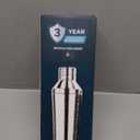 BARE BARREL Insulated Cocktail Shaker Set | Double Wall Stainless Steel | Martini Shaker for Home Bar Bartending | Built-in Drink Measure System & Strainer, Travel Bag, Recipes | Gift Set (Silver)