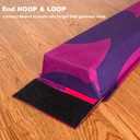 MARFULA 6 FT Folding Gymnastics Beam Foam Balance Floor Beam - Extra Firm - Suede Cover - Anti Slip Bottom with Carry Bag for Kids/Adults Home Use