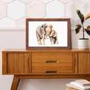 LaVie Home 14x22 Picture Frame Brown Poster Frame, Stable and Sturdy Frame and Polished Plexiglass, Horizontal and Vertical Format of The Walls 1 Pack