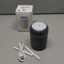 Colorful Cool Mini Humidifier, USB Personal Desktop Humidifier for Car, Office Room, Bedroom,etc. Auto Shut-Off, 2 Mist Modes, Super Quiet. (Navy)(Black)