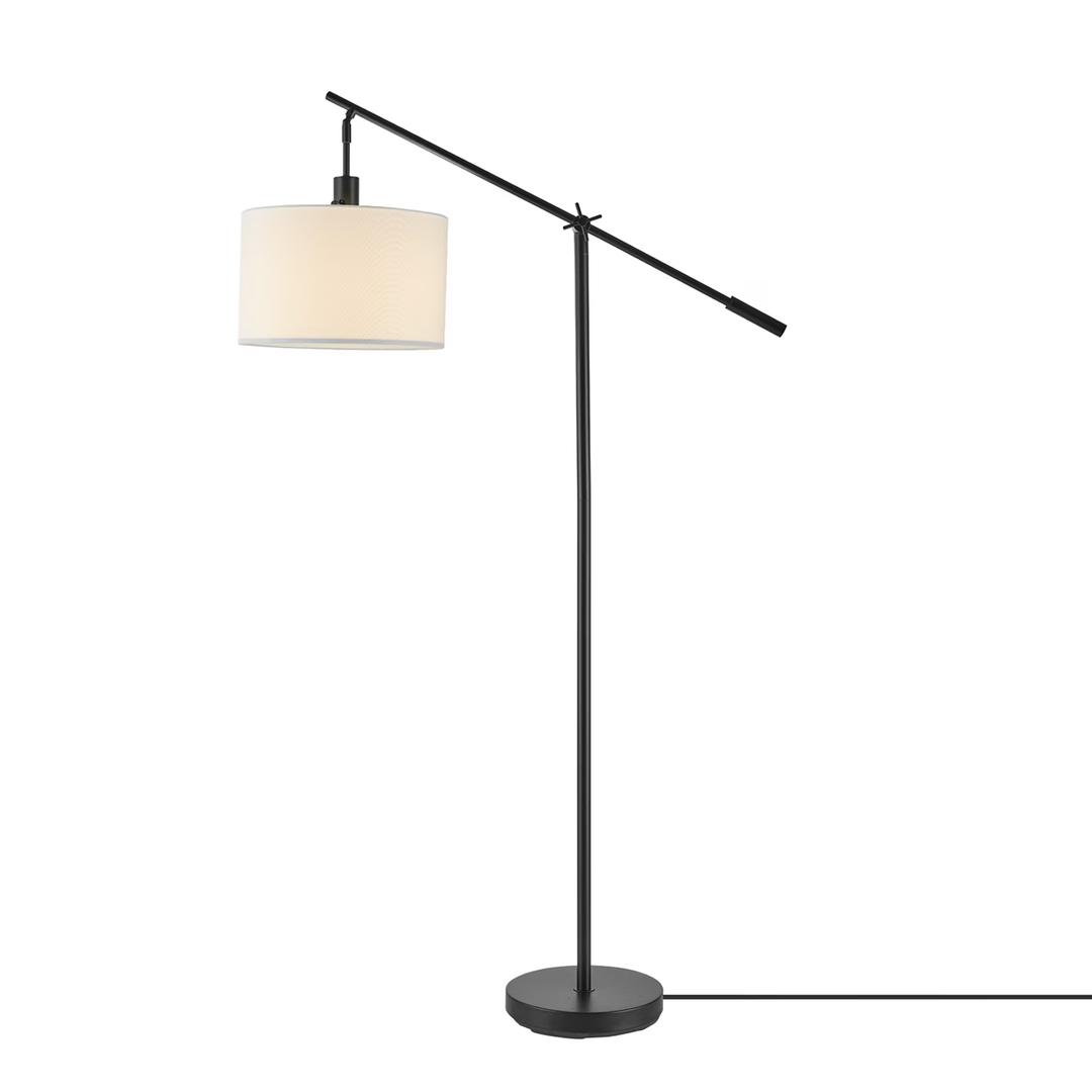 GL Avellino 66" Floor Lamp Black/White