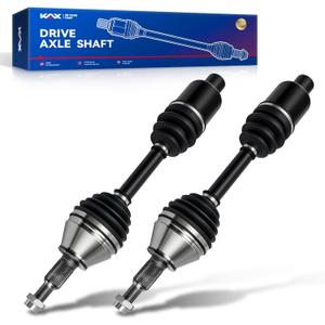 KAX CV Axle Front Driver and Passenger Side Fit for Ram 1500 2012-2022 5.7L/2013-2022 3.6L/2014-2018 2020-2022 3.0T/2012-2013 4.7L/2012 3.7L, 1500 Classic 2019-2020 5.7L/3.6L, 2019 3.0T, CV Axle Shaft