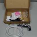 Universal Kitchen Sink Side Sprayer with Quick Side Connector Compatible with Moen Faucet Sprayer Replacement, Kitchen Sink Faucet Sprayer Attachment with Water Hose/Holder, Chrome Finish