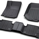 3W Floor Mats & Cargo Liner Fit for Jeep Grand Cherokee L 2021-2025 All Weather TPE Custom Fit Floor Liner for 1-3 Rows and Trunk (ONLY for 6-Passenger Without Center Console) Full Set Car Mats Black