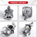 Carburetor for EZGO Kawasaki Engine RXV 2008,Gas Golf Carts TXT 2010-2015,EZ-GO Valor 2010-2014 with Fuel Pump,Carb Repalce OEM # 808656 602061 72873G01