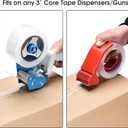 Pacific Mailer Clear Packing Tape, Packaging Tape for Shipping Packaging Moving Sealing, 3 Inch Wide, 2.0mil Thickness, 110 Yard Per Roll [Pack of 12 Rolls]