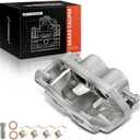 A-Premium Front Disc Brake Caliper Assembly with Bracket Compatible with Dodge, Ram and Chrysler Models - Durango/Aspen 2007-2009, Dakota/Ram 1500 2009-2010, 1500 2011-2018, Dakota, 1500 Classic