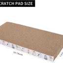 5 Packs cat Scratcher Toys Reversible Scratching Post Board for Indoor Cats Cardboard pad Sleep Play and Grind Claws