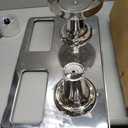 Drink Dispenser with Stand, 4.2 Gallon Beverage Dispenser for Parties, Stainless Steel Dual-Head Juice Dispenser with Centre Ice Core and Drip Trays for Parties, Buffet Cafeterias, Homes (EXP 01/12/28)