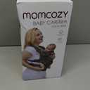 Momcozy Baby Carrier - Ergonomic, Cozy and Lightweight Carrier for 7-44lbs, Effortless to Put On, Ideal for Hands-Free Parenting, Enhanced Lumbar Support, Purehug for Infant to Toddler, Black