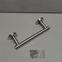 GERZWY 9-Inch Small Kitchen Towel Bar Brushed Stainless Steel Cabinet Hand Towel Bar Wall Mounted Bathroom Organizer AG1101C23-LS