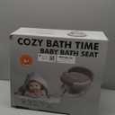 Baby Bath Seat for Babies 6 Months & up,Baby Bathtub Chair,Non-Slip Toddler Bath Support,Sit Up Bath Seat for Baby,Safe Infant & Newborn Bathtub Chair with Soft Cushion,Gray (GREY)