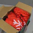 6FT Christmas Inflatables Decoration Outdoor, Cute Gingerbread Man in Hot Cocoa Mug Christmas Blow Up Yard Decoration Blowups Build-in LED Light for Holiday Party Xmas New Year