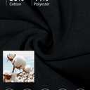 GINGTTO Men's Sweatpants Open Bottom with Pockets Stacked Flared Track Pants (Black)