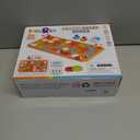 STEM Logic Road Builder Toys: Board Games Toys for 5 Year Old Kids, Montessori Brain Teaser Puzzles Educational Learning Activities Toy for Kid Ages 3 4 6-8 12 Boys Girls Gifts (Orange 32PCS)