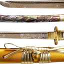 Kamaiwo-1045/1060 Clay Tempering high Carbon Steel Hademade Heat Tempered Full Handmade Hand Forged Japanese Katana Authentic，Sword Real Weapons，Full Tang,Functional,Practical Sharp