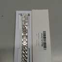 DaQin Gold Band Compatible with Apple Watch Bands for Women 40mm 38mm 41mm 42mm, Metal Chain Link Steel Replacement Accessories Bracelet for iWatch Bands Series 10 9 8 7 6 5 4 3 2 1 SE, Starlight