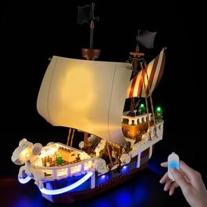 Nitemode Light Kit Compatible with Lego The Going Merry Pirate Ship 75639 ONE Piece, Upgraded Brightness Adjustable Lighting Accessories(JUST Lights)