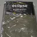 Eclipse Kendall Modern Blackout Thermal Rod Pocket Window Curtain for Bedroom or Living Room (1 Panel), 42 X 84, Artichoke