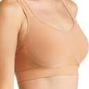 Truekind Bras for Women - Comfortable Wireless Support Bra, Seamless Full Coverage No Underwire Bra for Everyday Comfort, Size: Small: 30B, 32A–B, 34A